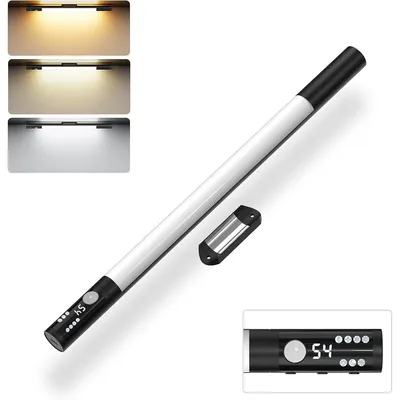 Produktbild von LED-Nachtlampe mit PIR-Bewegungssensor,24 h Laufzeit, magnetische&selbstklebende Montage,einstellbarer Winkel,3 Farbtemperaturen,4 Helligkeitsstufen