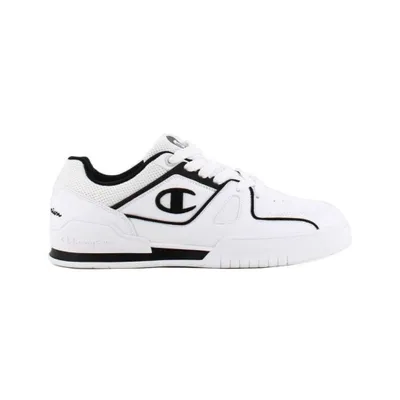 Image de Champion 3 Point Low Sneakers pour hommes S21882-CHA-WW001 blanc/noir, Taille:45 EU