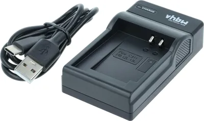 Produktbild von vhbw USB-C Ladegerät kompatibel mit Canon PowerShot SX730 HS, SX740 HS Kamera - Ladeschale + USB-C Kabel Ladeanzeige