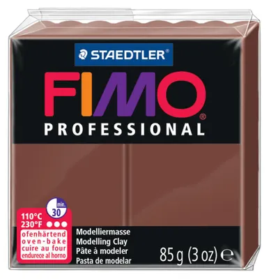 Produktbild von FIMO PROFESSIONAL Modelliermasse schokolade 85 g