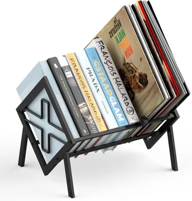 Immagine prodotto di Omgoods - Libreria in metallo per scrivania - Nera e salvaspazio