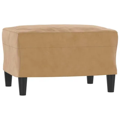 Produktbild von Fußhocker Braun 60x50x41 cm Samt