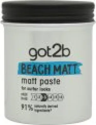 Image de Got2b, Beach Matt Paste, Pâte matifiante pour cheveux, 100ml