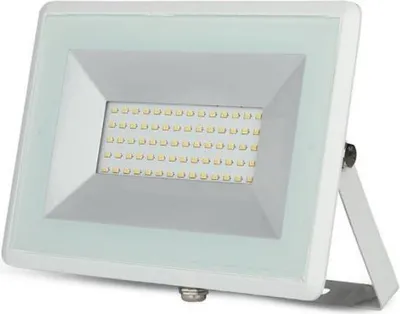Image de Projecteur LED Extérieur 50W IP65 BLANC IK06 - Blanc Neutre 4000K - 5500K