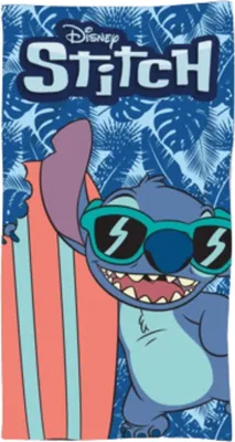 Produktbild von Lilo & Stitch Badetuch – Komfortables Strandtuch aus Microfraser 70cm x 140cm