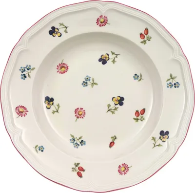 Produktbild von Villeroy & Boch 1023952700, Suppenteller, Rund, Porzellan, Mehrfarbig, Petite Fleur, 0,27 l
