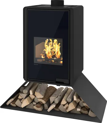 Image de HS FLAMINGO poêle cheminée DELUXE SENAI - noir