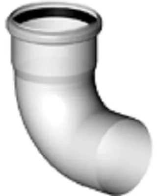 Produktbild von ALMEVA Starr Bogen 87° DN125 (PBSB92)
