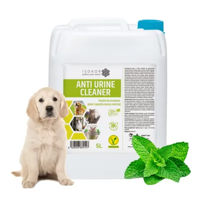 Zdjęcie produktu dla ISOKOR | Anti Urine Cleaner | 5 L | Natural Vegan Dog Urine Remover | Odour Neutraliser & Stain Cleaner