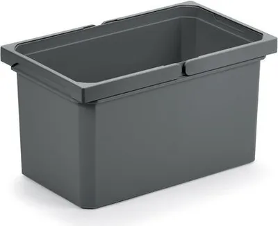 Produktbild von Naber Cox Systembehälter 8013330 anthrazit mit 13 Liter Volumen / Ersatzeimer / Cox-Serie