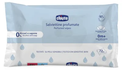 Produktbild von Chicco Parfümierte Feuchttücher mit Lotuswasser 72 Stück