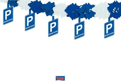 Produktbild von 1 PAPIERGIRLANDE RUHESTAND RENTNER L: 4m Schild Rentner Pension Deko Girlanden