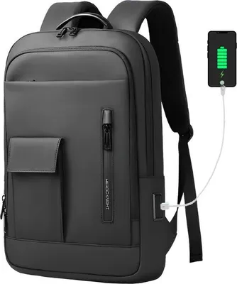 Productafbeelding van CarryQuest® - Laptoprugzak, 15,6 inch, waterafstotend, zwart