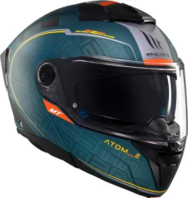 Produktbild von Mt Helmets Atom 2 Sv Destiny Modularhelm Blau L Blau L