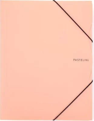Obrázek produktu pro Desky s chlopn.Pastelini,A4, plast, meruňk.,1 ks
