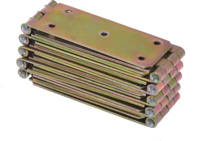 Immagine prodotto di Aqbau® Set di 10 pezzi Cerniera per cassa 200 x 40 mm Cerniere per cassa Cerniere per tavolo Cerniere per tavolo Cerniere arrotolate