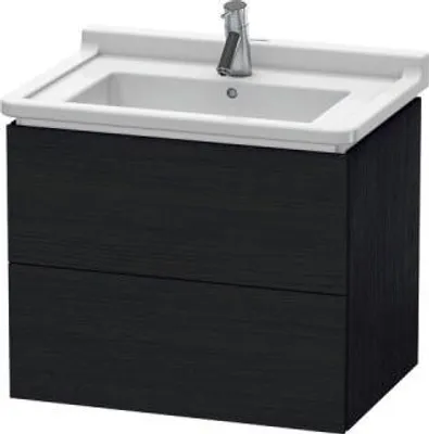 Produktbild von Duravit L-Cube Waschtischunterbau wandhängend, 2 Schubkästen, 670x558x469mm, LC626401616