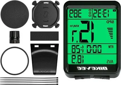 Productafbeelding van Draadloze Fietscomputer - Snelheidsmeter Fiets - Fietsgegevens Meten - Automatische Start Stop - N.v.t. - Zwart