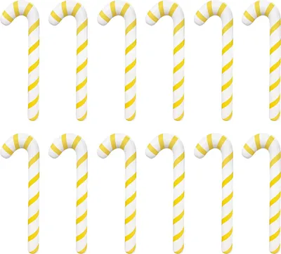 Produktbild von Aufblasbare Zuckerstangen-Ballons für Weihnachtsdekorationen, große Zuckerstangen mit roten und weißen Streifen für Weihnachten, drinnen und draußen, Urlaub, Hof, Pool, Stranddekoration