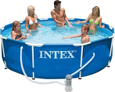 Image de Piscine hors sol Intex 28212GN avec structure métallique 366x76 cm
