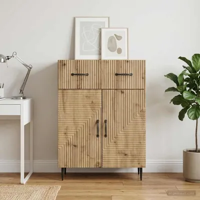 Obrázek produktu pro vidaXL Komoda Artisan – dub 66 x 34,5 x 89,5 cm Dřevotřísková deska