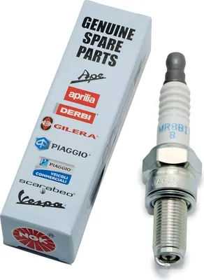 Image de Bougie d'allumage NGK MR8BI-8 en iridium, antiparasitée, filetage long 19,0mm Ø 10,0mm, écrou de raccordement SAE fixe, 91360