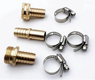 Image de Kit de réparation pour tuyau d'arrosage 5/8 pouces, laiton RVS