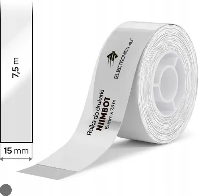 Produktbild von Selbstklebender Papier für Thermodrucker Niimbot H1S 15x7,5m