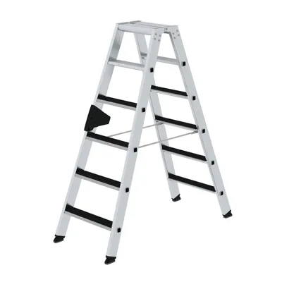 Produktbild von MUNK Stehleiter beidseitig begehbar mit clip-step 2x6 Stufen