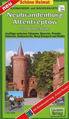 Zdjęcie produktu dla Mapa rowerowa i piesza Neubrandenburg, Altentreptow i okolice 1:50000