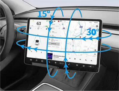Produktbild von Für Tesla Model 3 / Y Nachrüstbare Schwenkbildschirmhalterung
