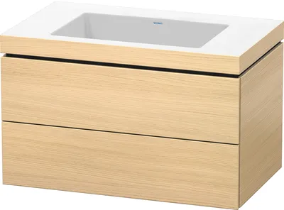 Produktbild von Duravit Duravit Waschtischunterbau L-CUBE WT Vero Air 500x800x480 o HL medi eiche