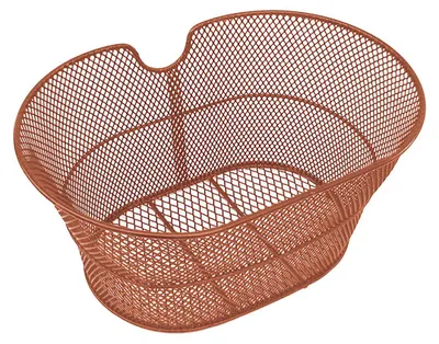Immagine prodotto di Cestino Anteriore per Bici City Bike in Metallo 38x30x18 cm Marrone
