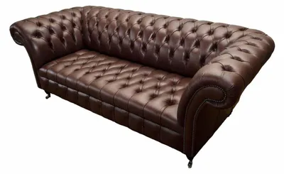 Produktbild von Sofa 3 Sitzer Chesterfield Ledersofa Wohnzimmer Designer Couchen Polster