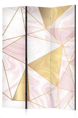 Produktbild von framed concept - Paravent Raumteiler Holz 135x172 cm, 3-teilig beidseitig, Sichtschutzwand