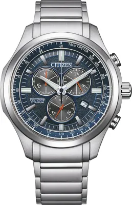 A close-up studio shot of a men's wristwatch.