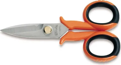 Obrázek produktu pro Nůžky Beta Pro Elektrikáře, Rovné Čepele S Mikrozoubkováním, Z Nerezové Oceli