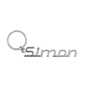 Productafbeelding van Cool car keyrings - Auto sleutelhanger met naam Simon