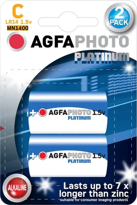 Image de AgfaPhoto LR14, alcaline, 1,5 V, Baby C