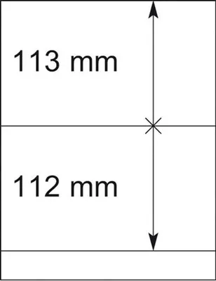 Produktbild von Lindner 802216P T-Blanko-Blätter - 10er-Packung