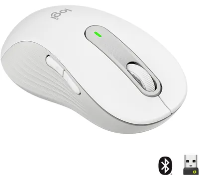 Produktbild von Logitech Signature M650 L, Linkshändig, Optisch, Bluetooth, 4000 DPI, Weiß