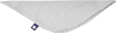Produktbild von Musselin-Halstuch - Grau - 14 x 40 cm - Baumwolle - für Babys