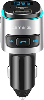 Immagine prodotto di 4smarts 456201 FM-Transmitter Zigarettenanzünder Schwarz - Silber (456201)