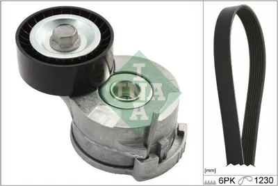 Produktbild von INA 529 0292 10 Keilrippenriemensatz passend für PEUGEOT 3008 SUV (M)