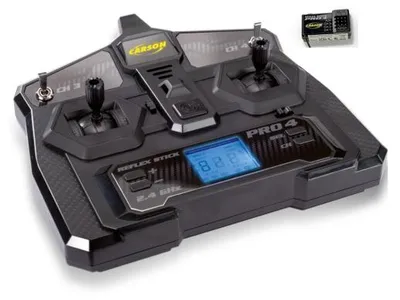 Produktbild von Tamiya 500500528 - FS 4K Reflex Stick Pro 4 2.4GHz LCD - Neu