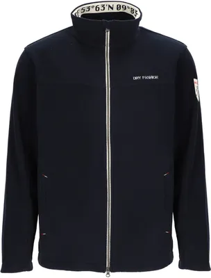 Produktbild von Dry Fashion Herren Fleecejacke Aurich mit Stehkragen - Wärmende Jacke mit sportiver Passform in Navy Größe S