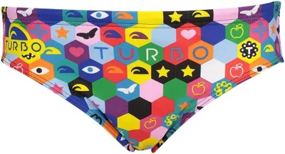 Image de Slip de bain Turbo Hexa multicolore XL pour homme multicolore XL