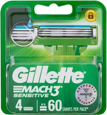 Immagine prodotto di Gillette - Mach 3 Sensitive - Replacement head 4.0ks