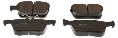 Produktbild von TRISCAN 8110 29171 Bremsbeläge Satz Hinten Bremsklötze für VW Golf VII Schrägheck (5G1, BQ1, BE1, BE2) Golf VII Variant (BA5, BV5) T-Roc (A11) Touran