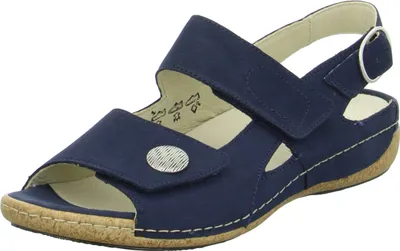 Produktbild von Waldläufer Komfort Sandalen Heliett Damen 313036343735 Blau 42 1/2 EU
